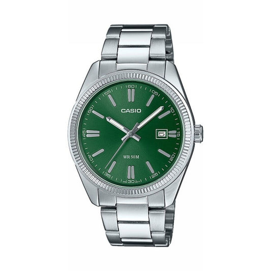 Men's Watch Casio MTP-1302PD-3AVEF Green Silver (Ø 38,5 mm)-0