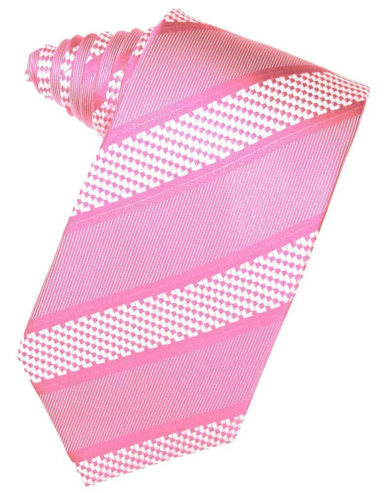Venetian Stripe Necktie Self Tie-3