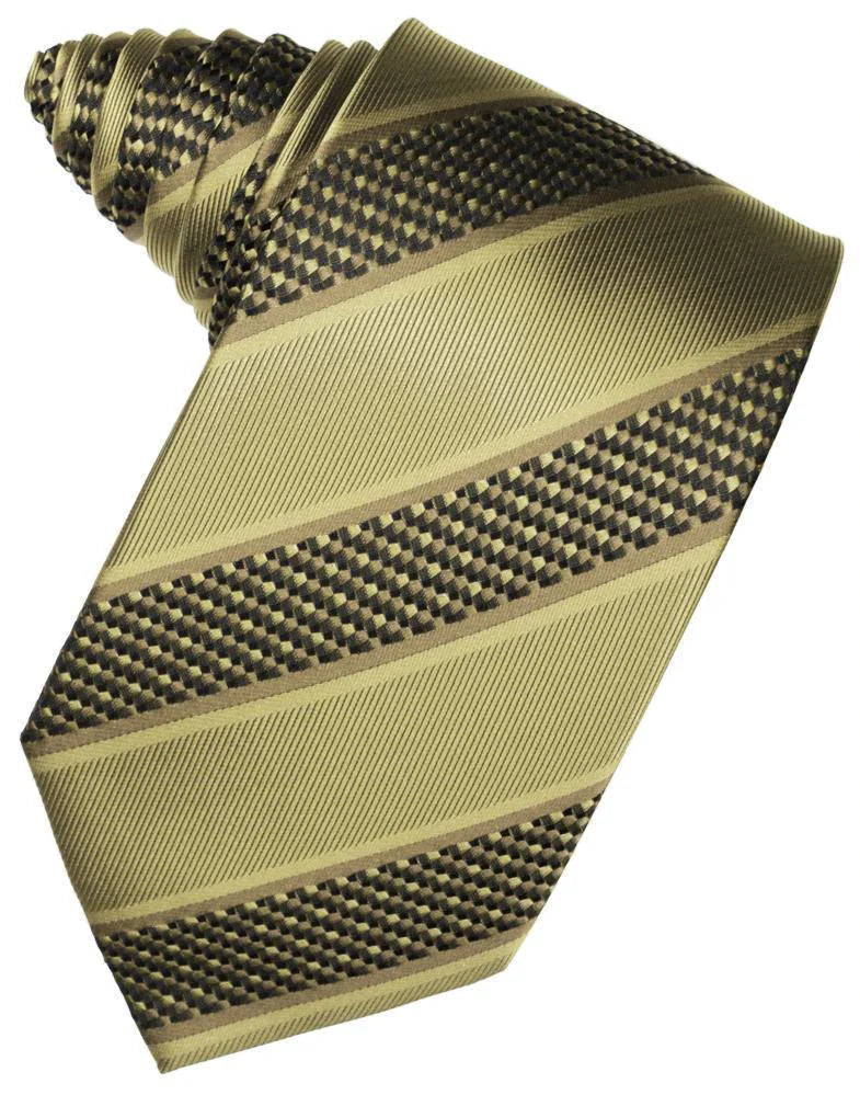 Venetian Stripe Necktie Self Tie-5