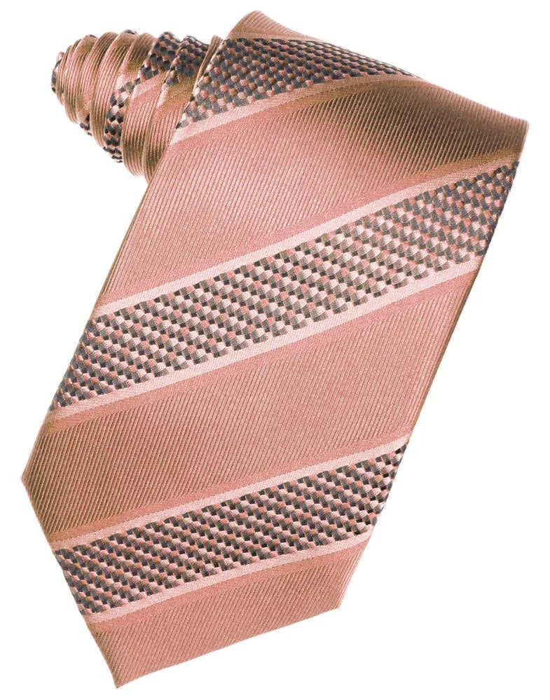 Venetian Stripe Necktie Self Tie-8