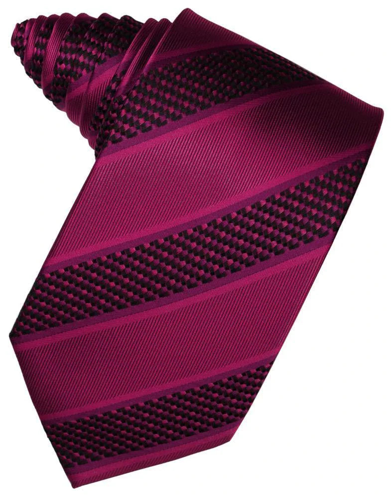 Venetian Stripe Necktie Self Tie-9