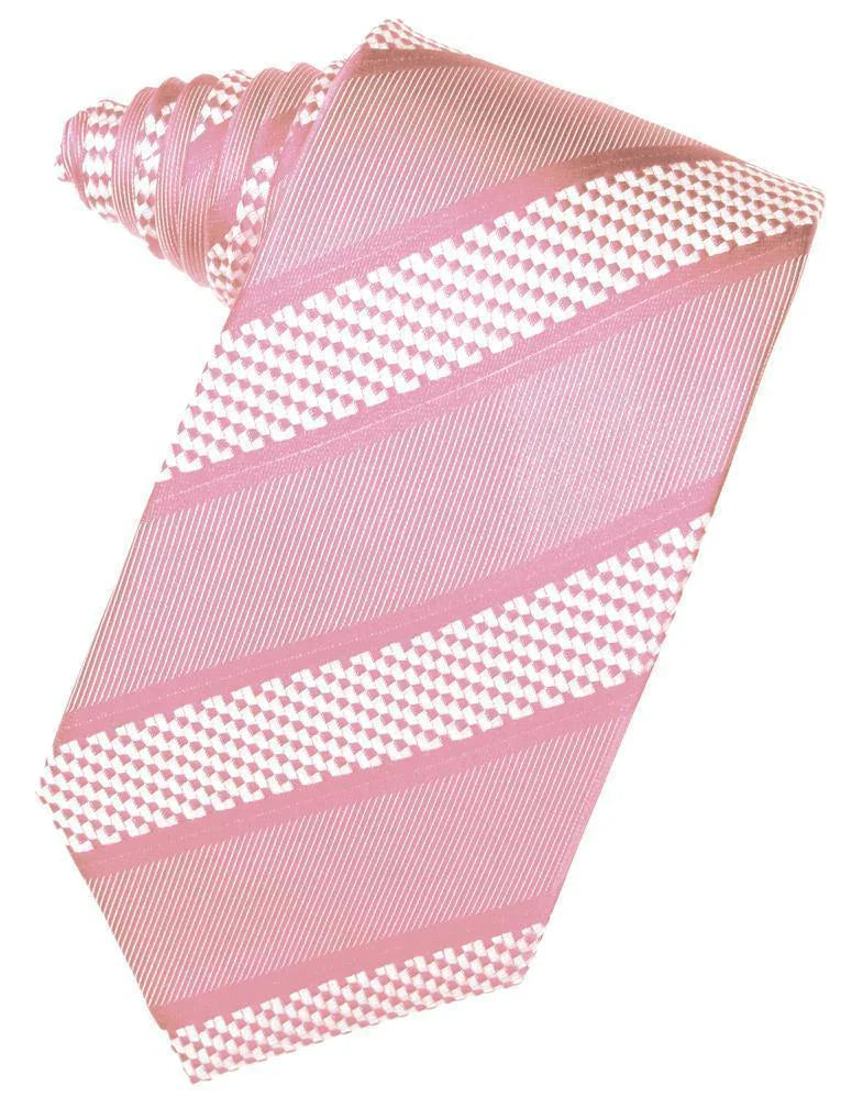 Venetian Stripe Necktie Self Tie-29