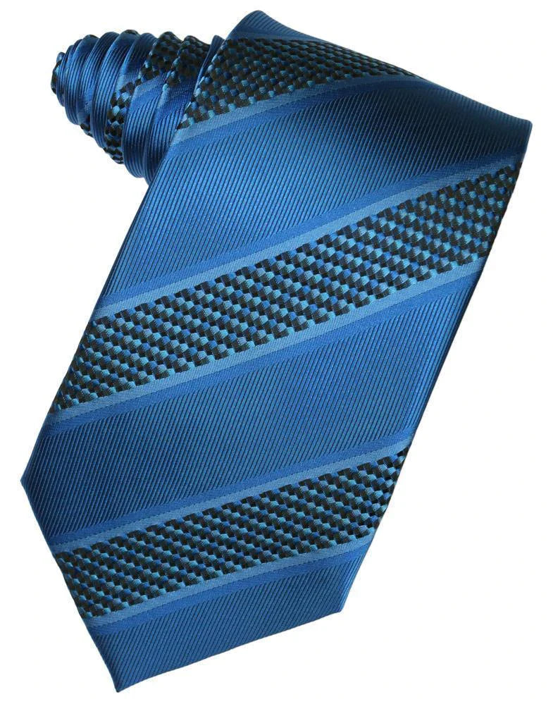 Venetian Stripe Necktie Self Tie-30