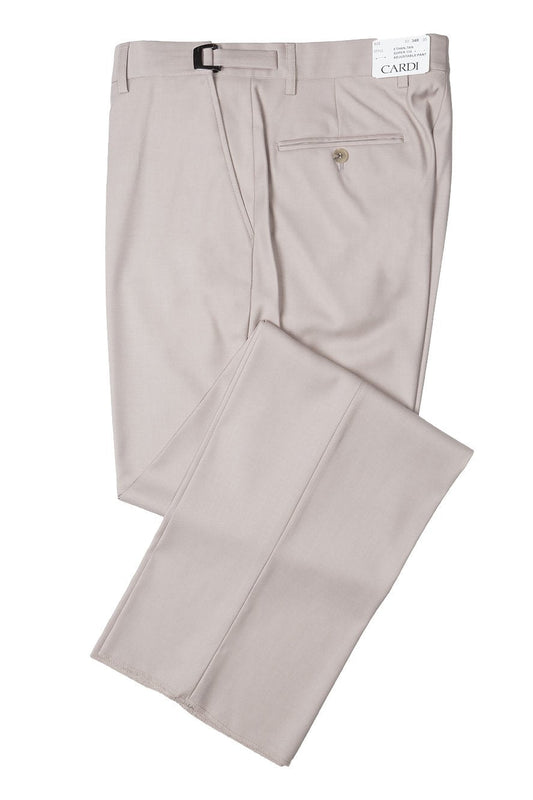 "Ethan" Tan Super 150's Luxury Viscose Blend Suit Pants-0